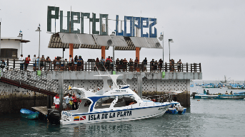 Imagen de archivo de un muelle en Puerto López, Manabí.