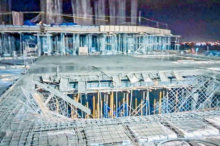 Parte de la estructura colapsada. (Segura EP)