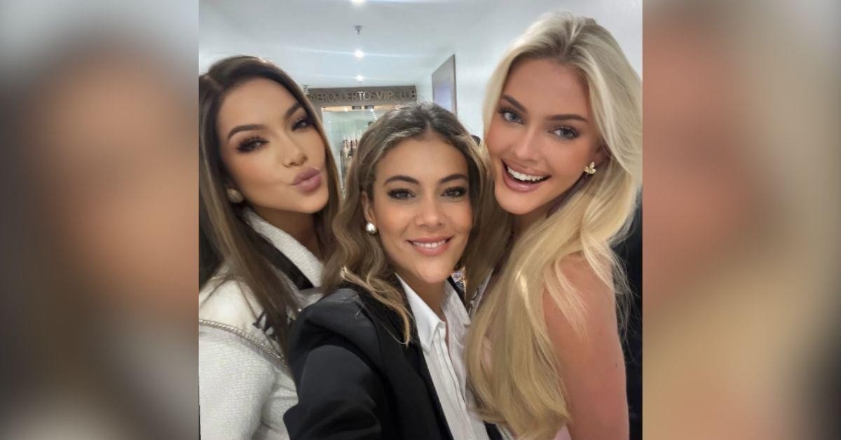 Tahíz Panus, y Mara Topic junto a Victoria Kjaer.  (RRSS)