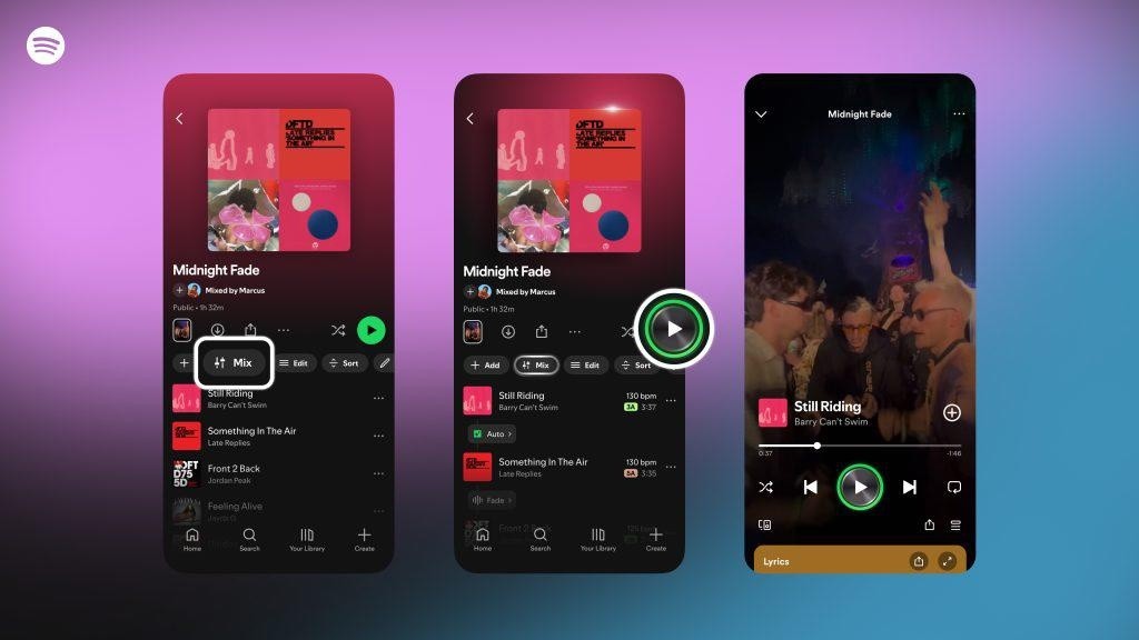 La interfaz de la nueva herramienta de Spotify (Foto de Spotify)