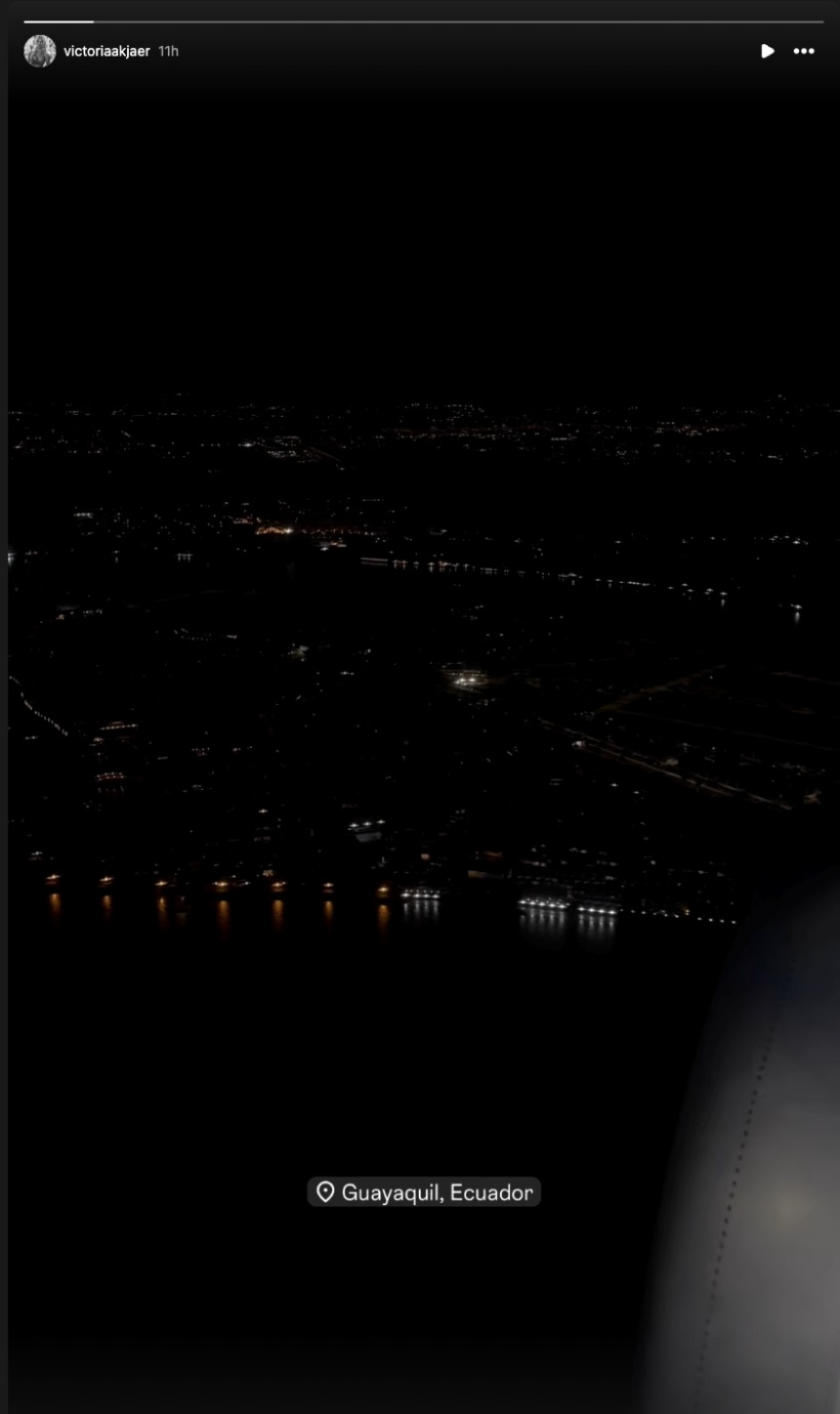  Historia de Victoria Kjaer, en Guayaquil, 3 de diciembre de 2025. (Captura de pantalla)