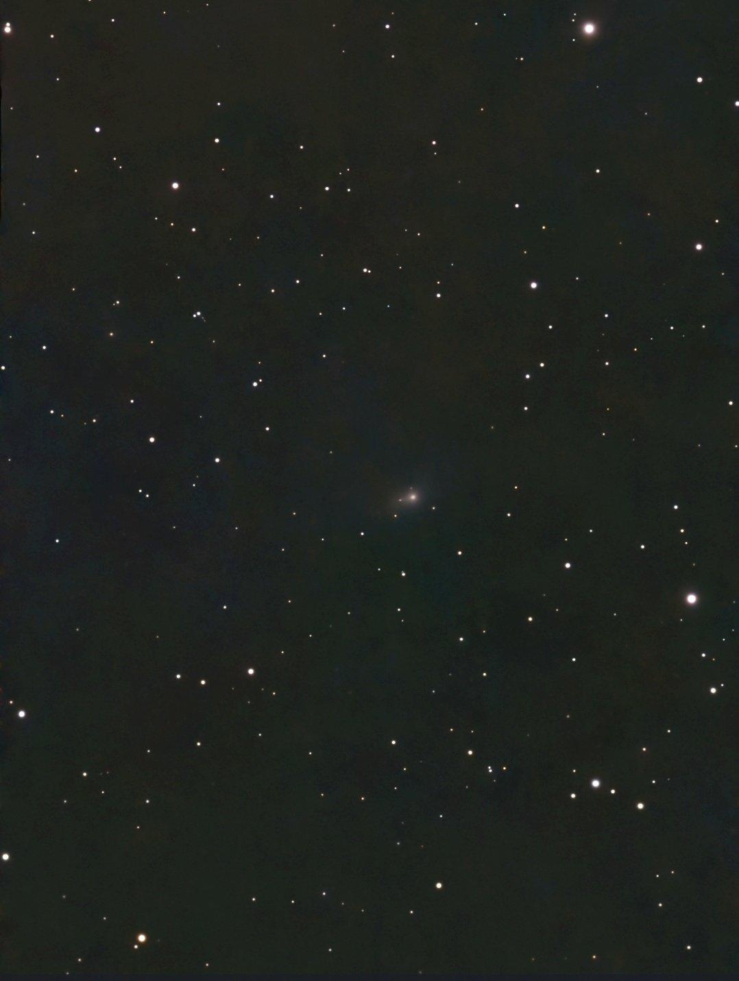 Fotografía del 3I/Atlas en su paso cerca de la Tierra.  (Josep Trigo/X)