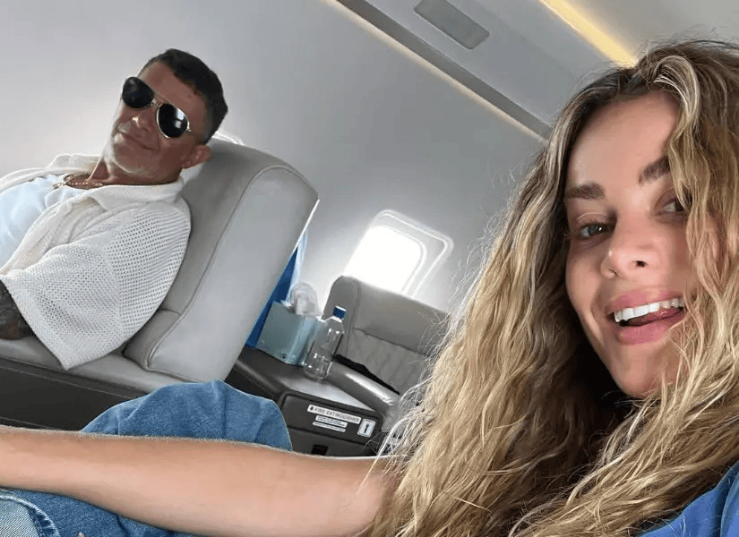 Candela Márquez y Alejandro Sanz rumbo al concierto de Shakira
