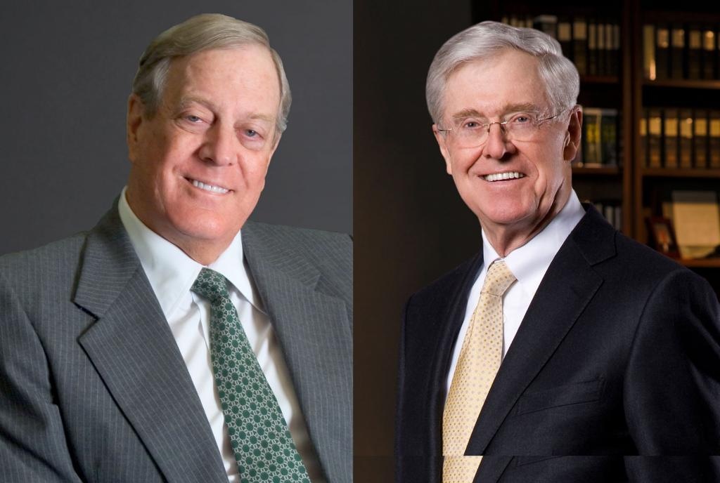 Los hermanos Charles y David Koch son dueños de una de las mayores industrias de EEUU.