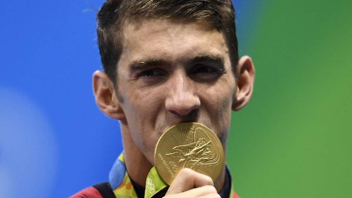 RÍO DE JANEIRO, Brasil.- El nuevo Phelps se mantiene como el deportista más laureado de la historia con 24 medallas. Foto: AFP.