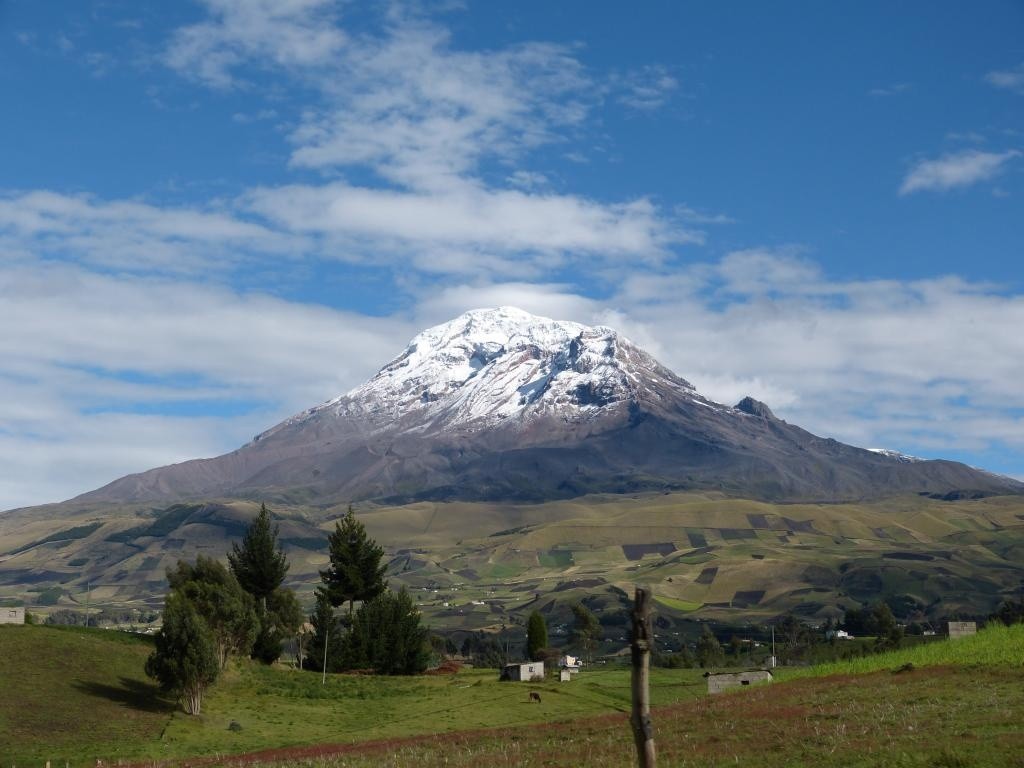 ECUADOR.- El Chimborazo se encuentra unos 2 km más lejos del centro de la Tierra que el Everest. Foto: Instituto Geofísico