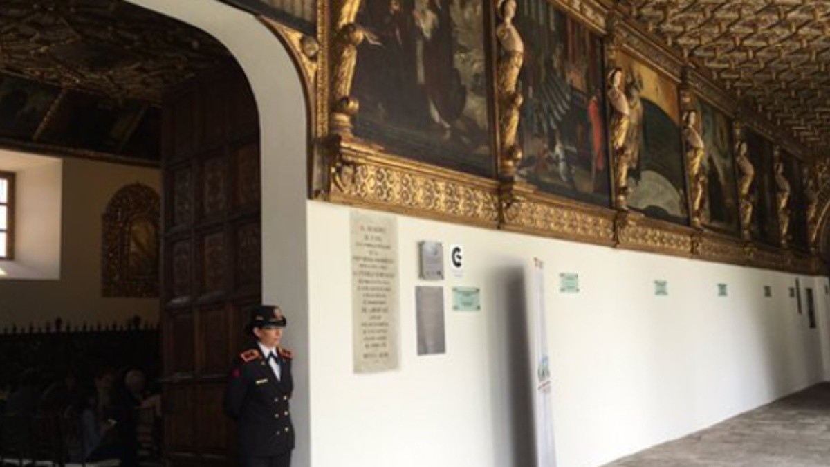 QUITO, Ecuador.- El trabajo de restauración de las obras demandó una inversión de USD 774 mil. Foto: Twitter Inclusión Quito.