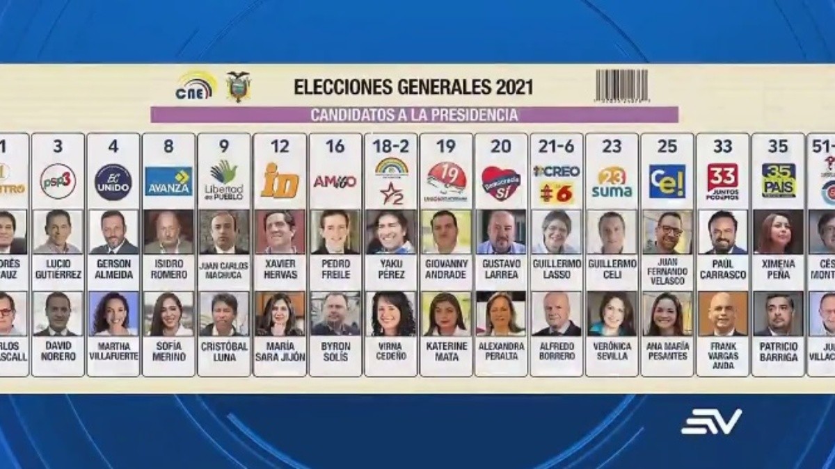 Solo cuatro partidos han sido confirmados por el CNE para participar.