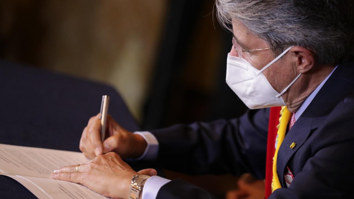 El presidente emitió el Decreto Ejecutivo número 75. (Twitter @LassoGuillermo)