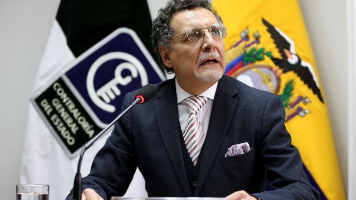 El contralor del Estado subrogante, quien se encuentra en prisión preventiva desde el mes de abril, enfrenta un juicio político en la Asamblea Nacional desde este 30 de junio de 2021 Foto: EFE