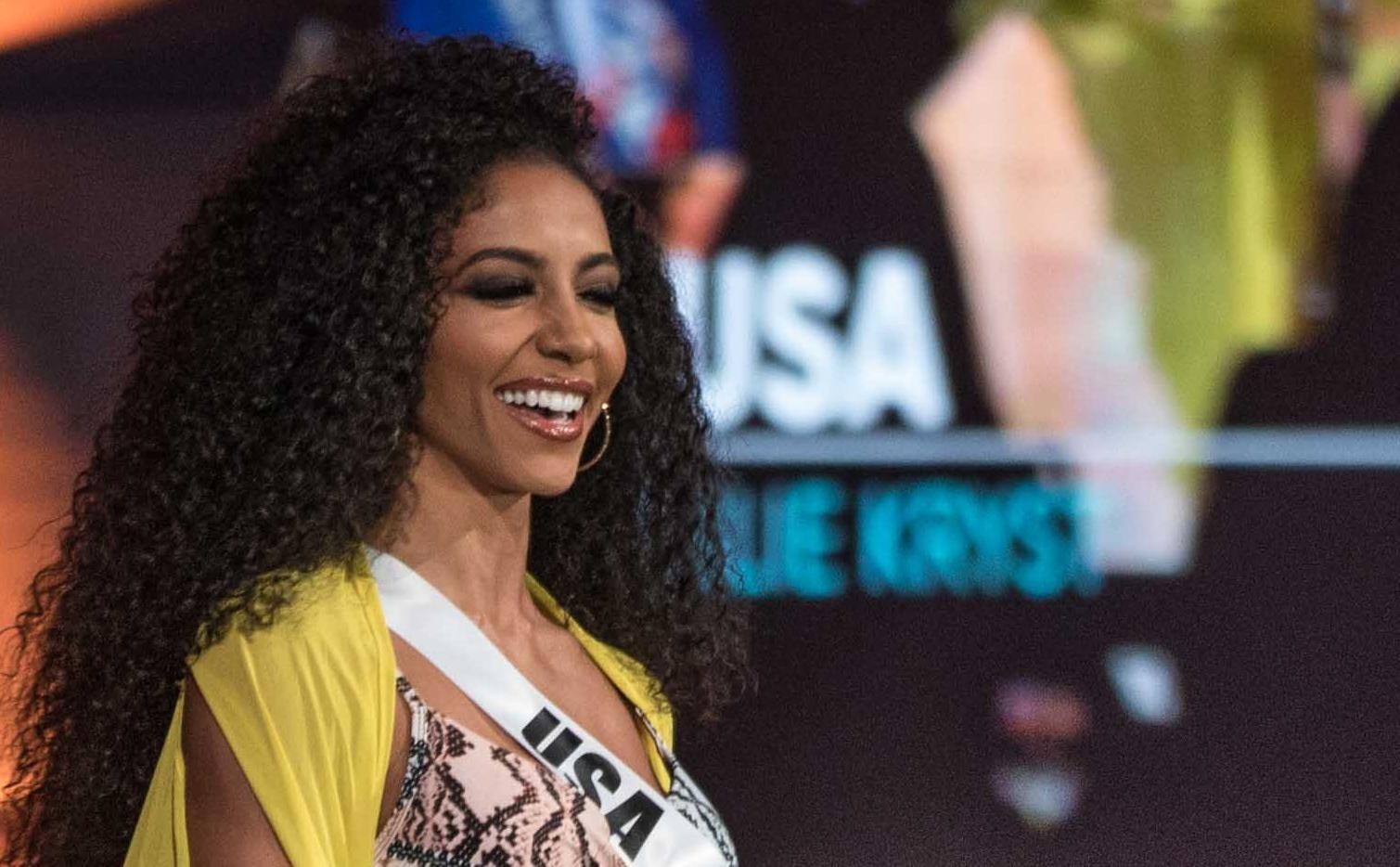 Imagen de archivo de la que fuera Miss Estados Unidos en 2019, Cheslie Kryst. EFE/EPA/BRANDEN CAMP (BRANDEN CAMP / EFE)