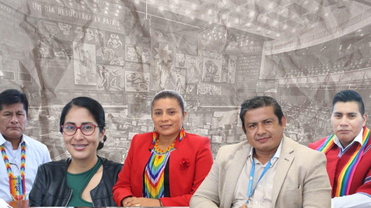 Los asambleístas pertenecen a la bancada de Pachakutik (Liz Rivera)