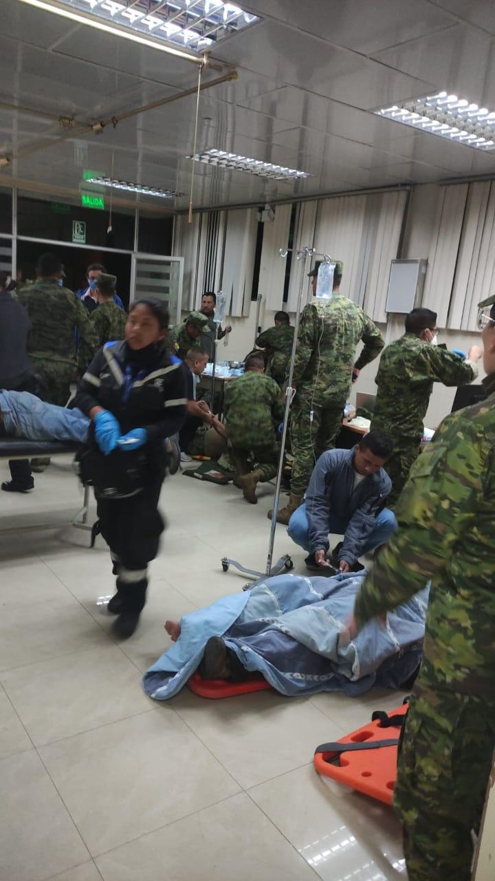 Militares resultaron afectados por enfrentamientos con (Cortesía)