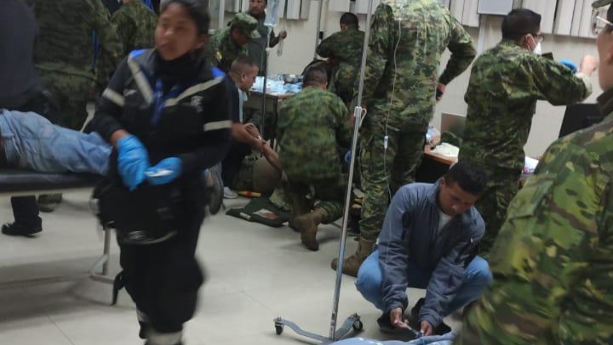 Militares resultaron afectados por enfrentamientos con (Cortesía)