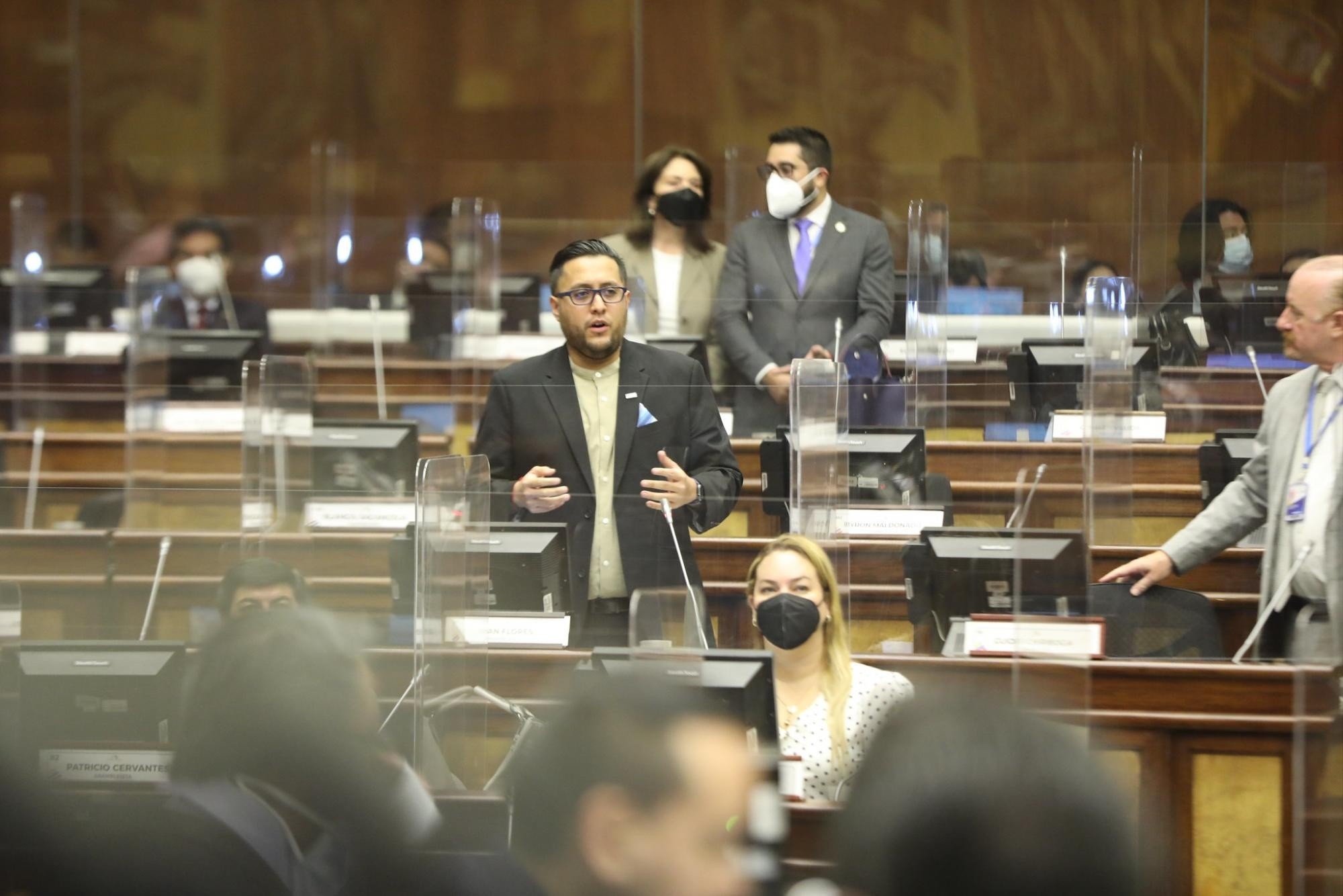 El asambleísta Juan Fernando Flores hizo público el pedido de comparecencias. (Flickr Asamblea)