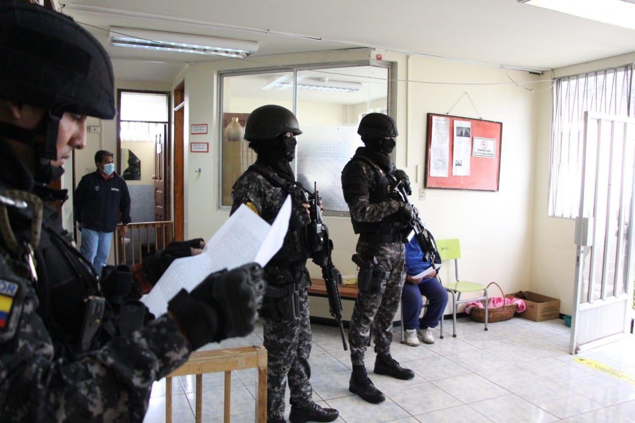 Agentes acudieron al CPL N° 3. (Fiscalía)