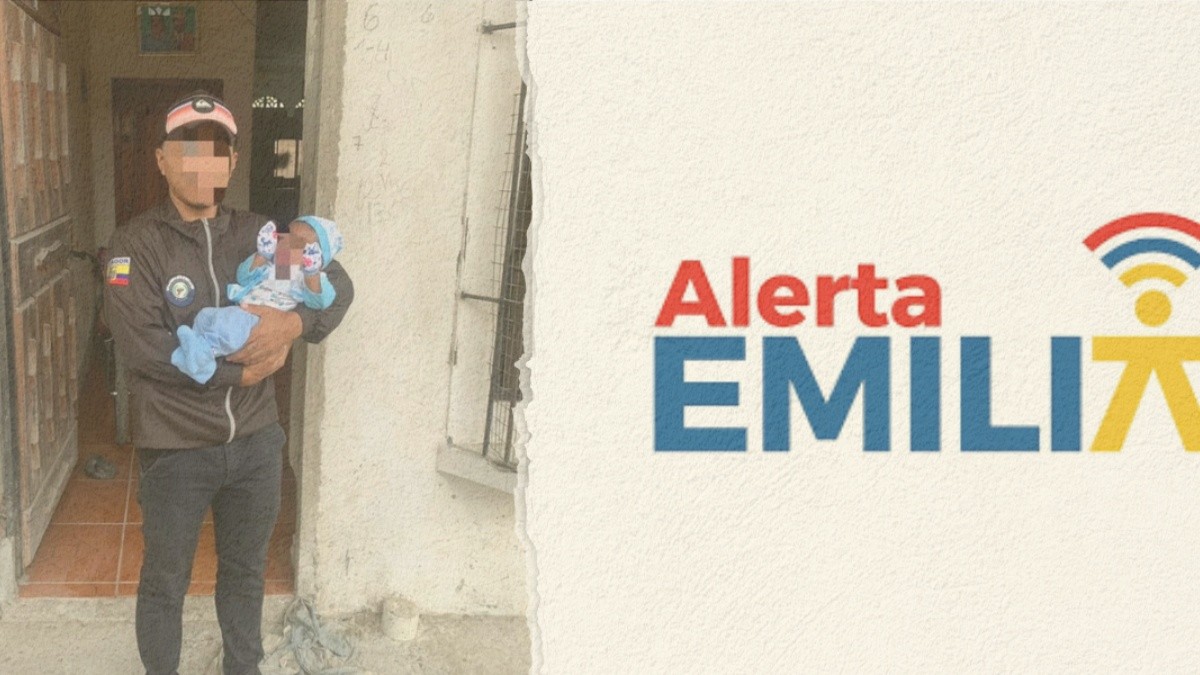 Para localizar al bebé desaparecido en Quinindé se activó la Alerta Emilia. (Ilustración Jorge Hernández)