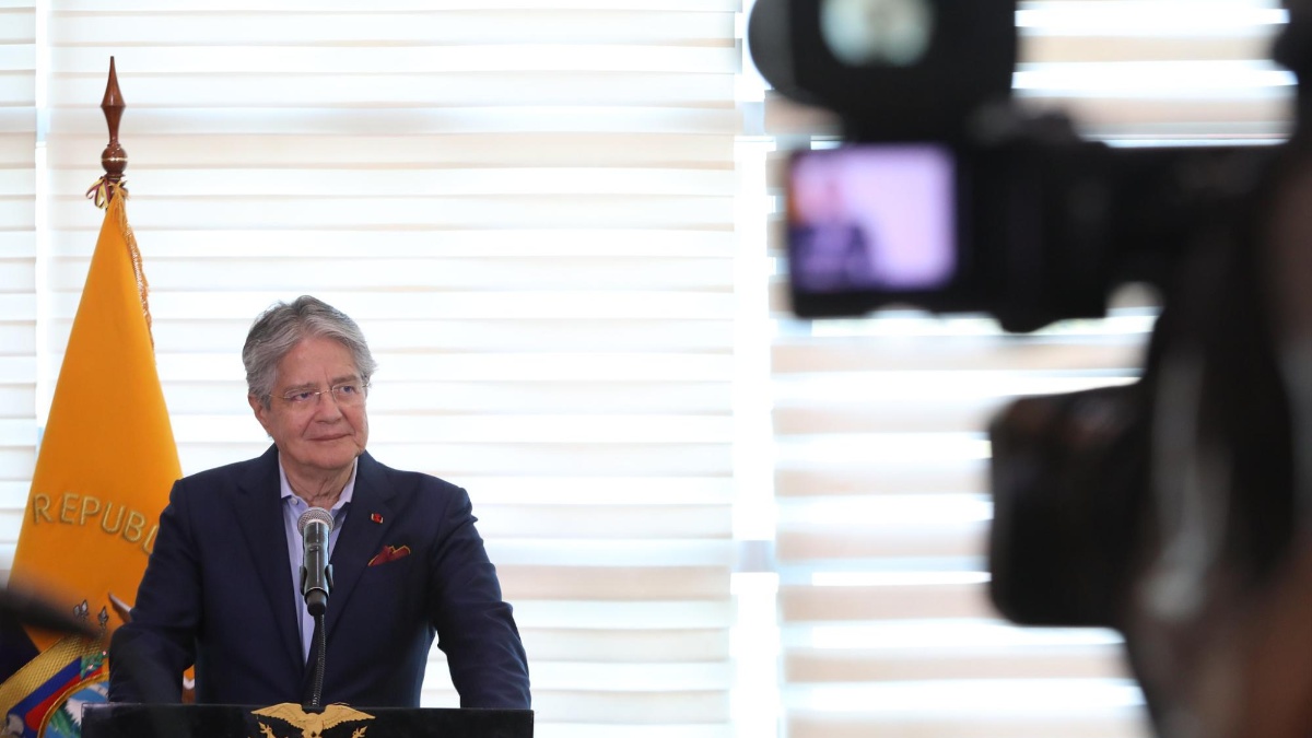 El presidente Guillermo Lasso ha enfrentado varios problemas en 2022, pero tiene un repunte en la credibilidad a finales del año. (Flickr Presidencia)