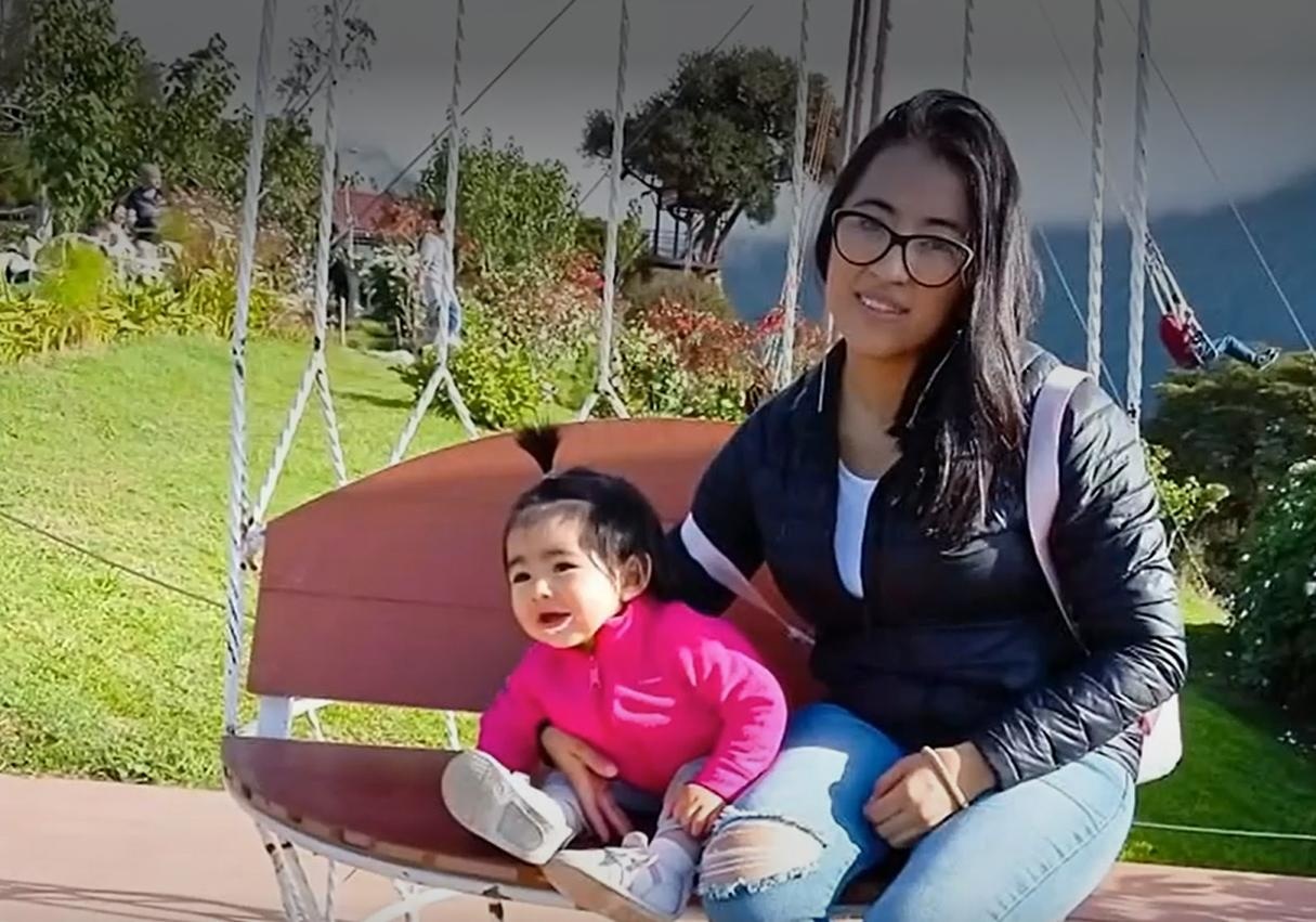 La joven y su hija desaparecieron hace 15 días. (Cortesía)