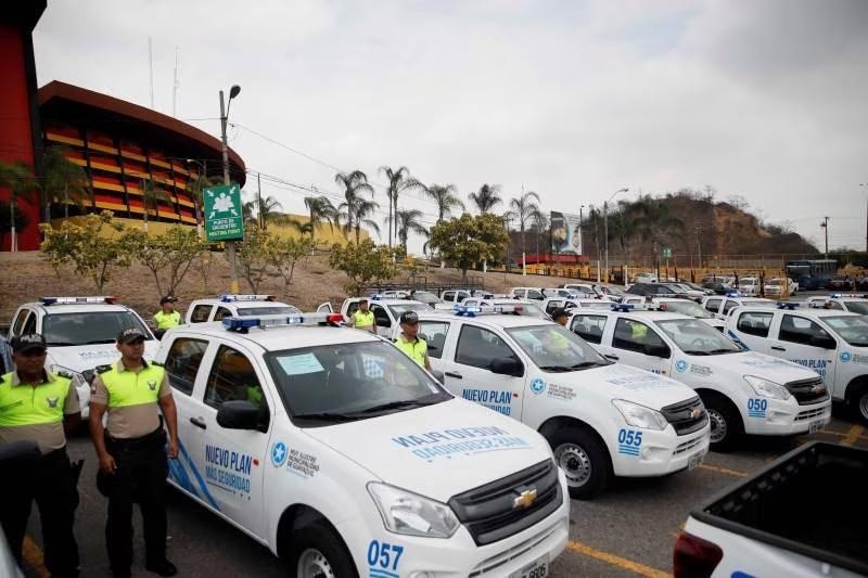 Imagen de archivo de las camionetas alquiladas por el Municipio de Guayaquil para el plan 'Más Seguridad'.