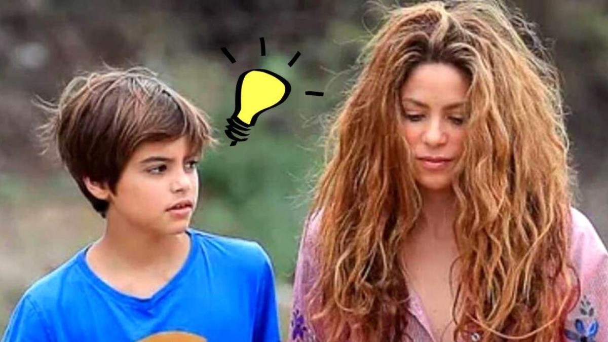 Imagen de archivo de Shakira y su hijo mayor, Milan Piqué. (REDES SOCIALES)