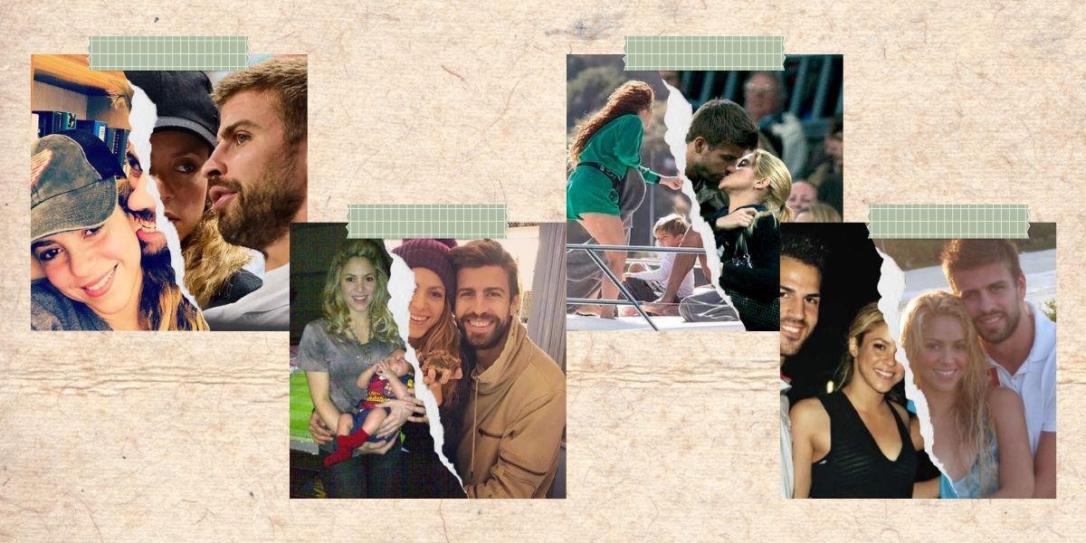 Imágenes de archivo de Piqué y Shakira a lo largo de su vida amorosa. (REDACCIÓN)