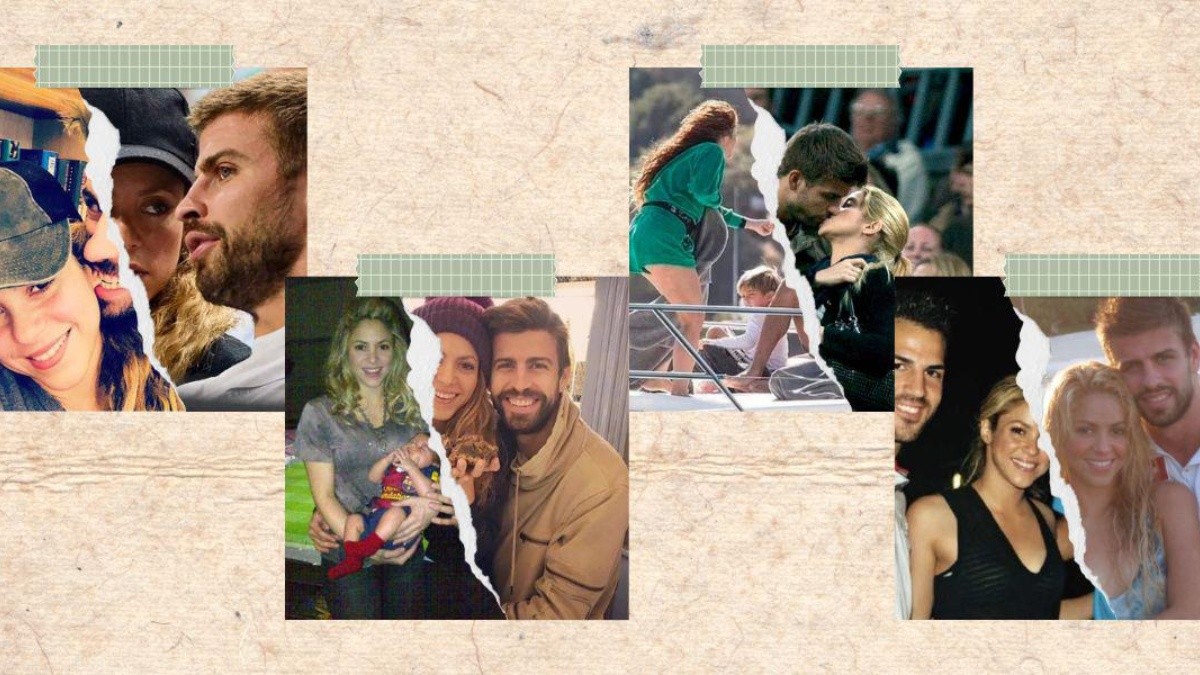 Imágenes de archivo de Piqué y Shakira a lo largo de su vida amorosa. (REDACCIÓN)