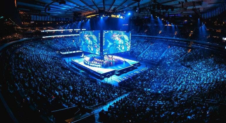 Competición de League of Legends en Nueva York. (LOL eSports)