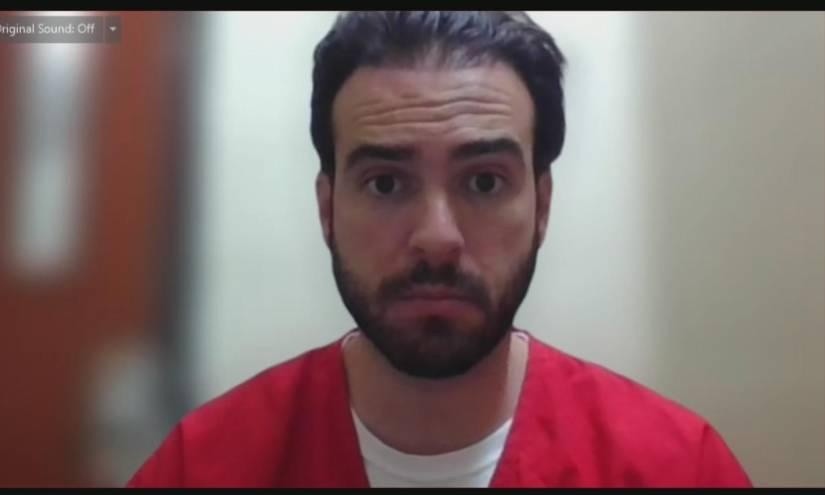 Imagen de archivo del actor Pablo Lyle en tribunales.  (REDES SOCIALES)