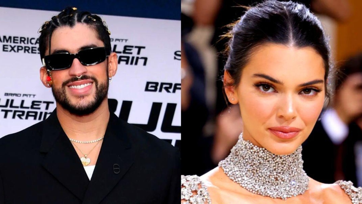Bad Bunny y Kendall Jenner (REDES SOCIALES)