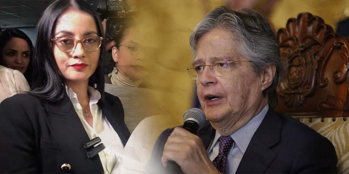 Viviana Veloz es una de las proponentes del juicio político contra Guillermo Lasso. (Composición)