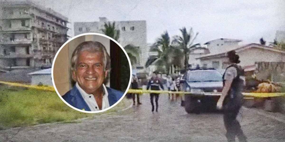 Lugar donde fue hallado muerto Rubén Cherres y tres personas más en Punta Blanca, Santa Elena.