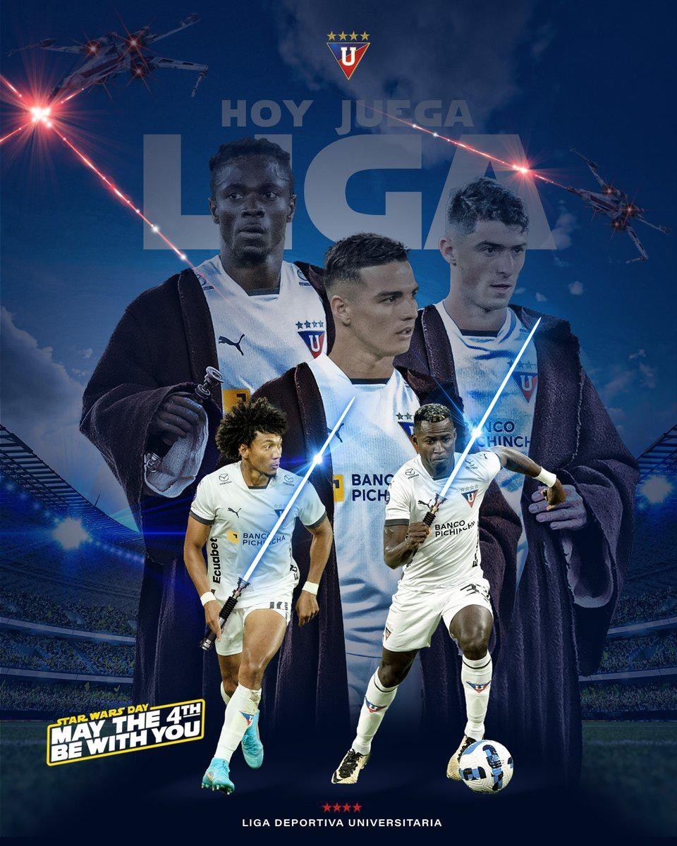 Star Wars Day: Equipos de fútbol rindieron homenaje a la saga por su día