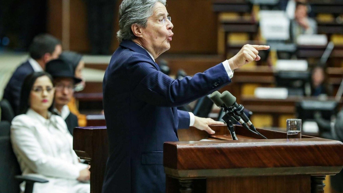 El presidente de la República, Guillermo Lasso, acudió este martes 16 de mayo a la Asamblea Nacional. (Flickr Asamblea Nacional)