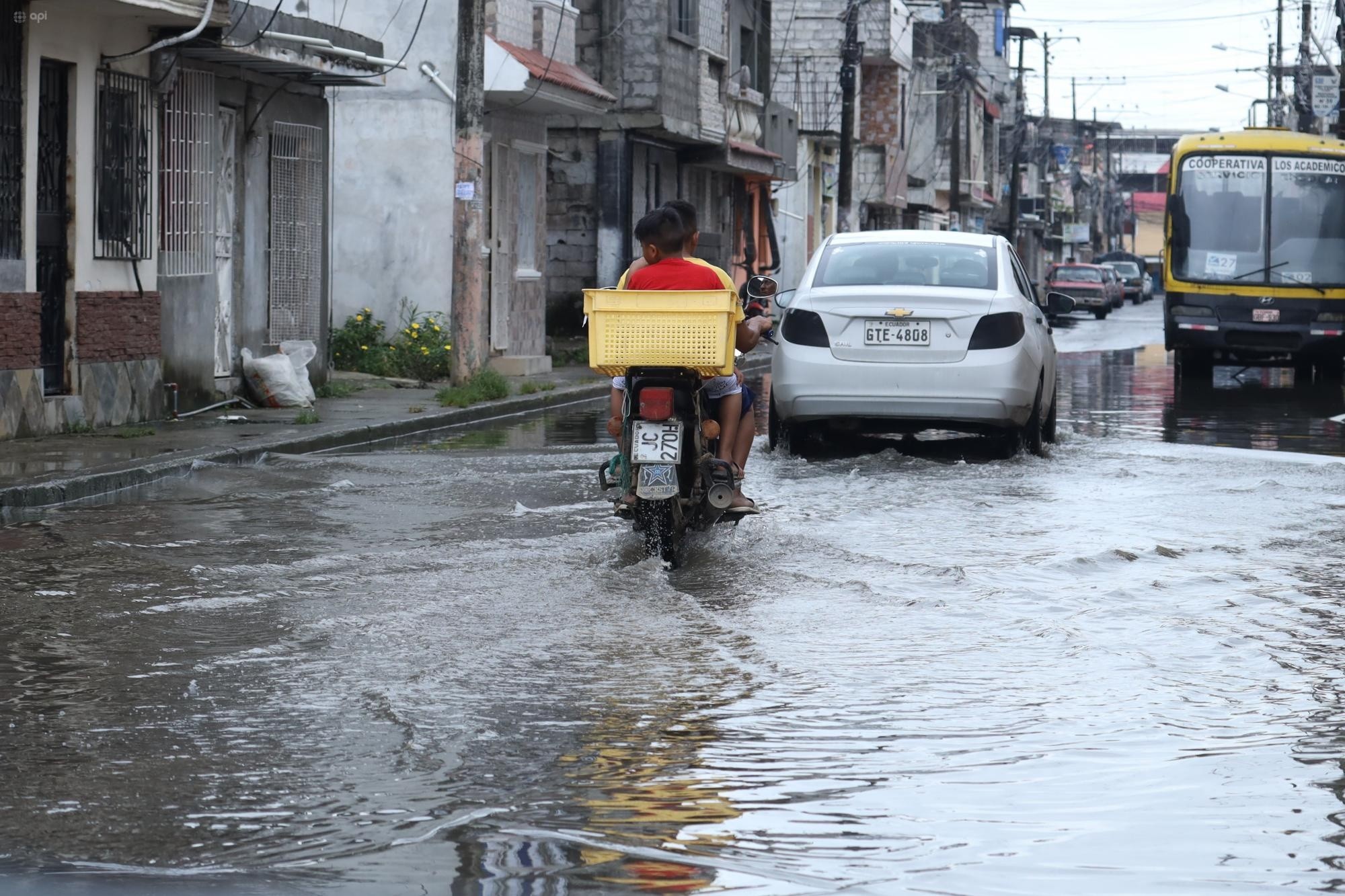 Lluvias en Ecuador. (API/Archivo)