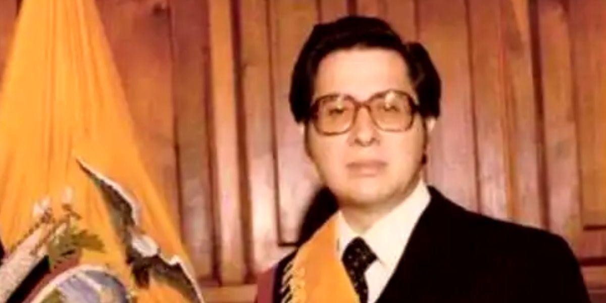 Jaime Roldós Aguilera en una imagen de archivo. (ARCHIVO ECUAVISA)