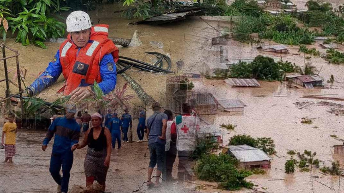 Los damnificados reciben ayuda de las instituciones del Estado. (Composición: Liz Rivera.)