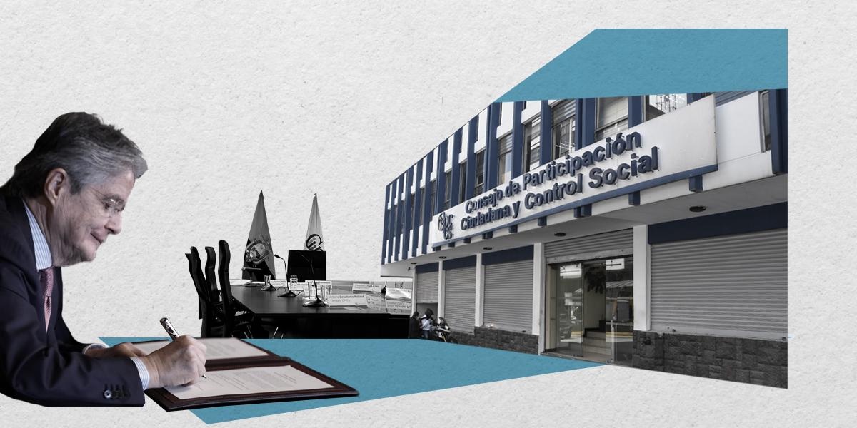 Lasso retira la sede del Consejo de Participación Ciudadana en Quito. (Jhosué Vite)