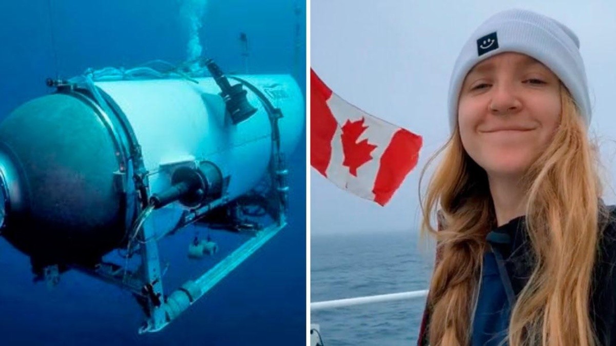 Una joven grabó los últimos momentos antes de que el suergible Titán, se sumerga. (Foto: Redacción)