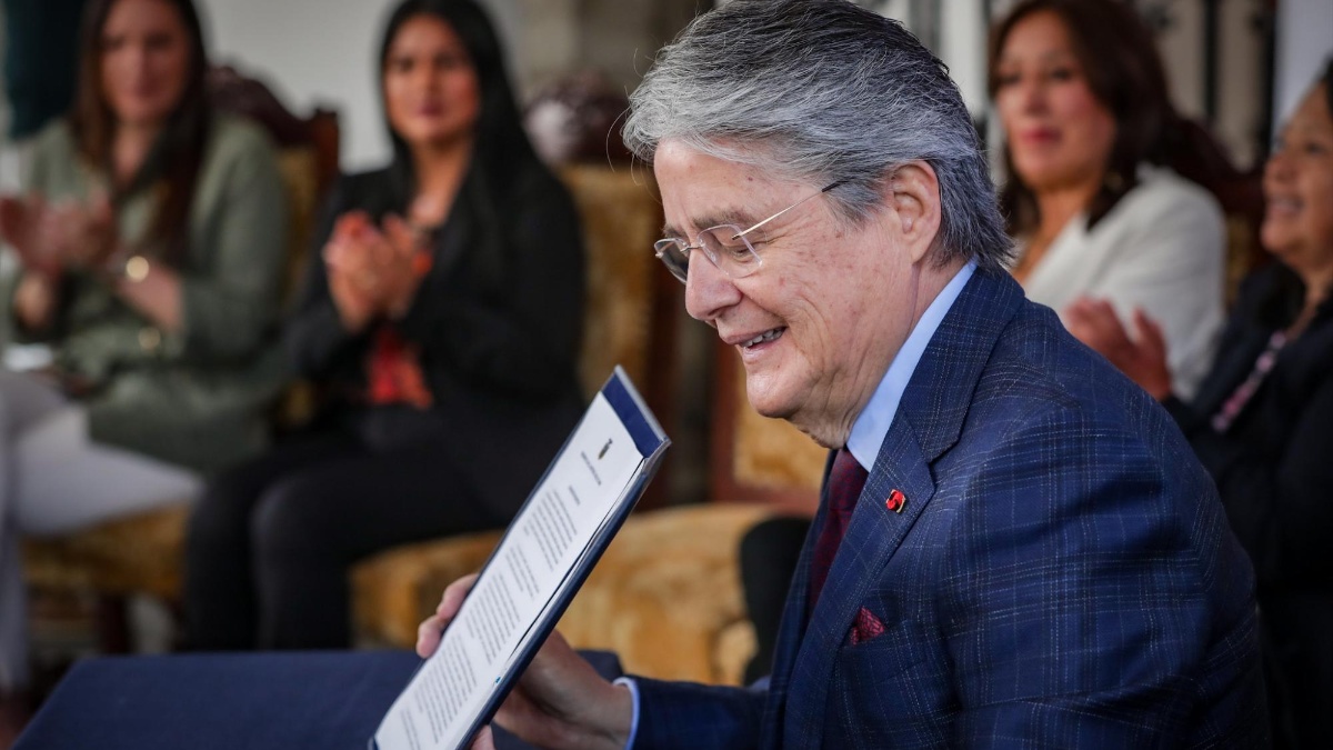 Guillermo Lasso en la presentación del (Flickr Presidencia)