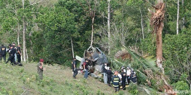 Tres uniformados fallecieron en el accidente Huigra.  (Internet )