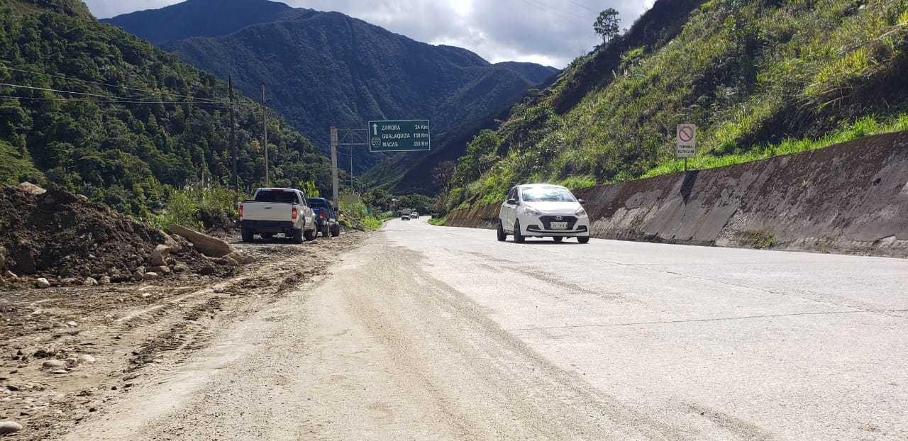Algunas vías de la Amazonía presentan daños. (Ministerio de Obras Públicas)