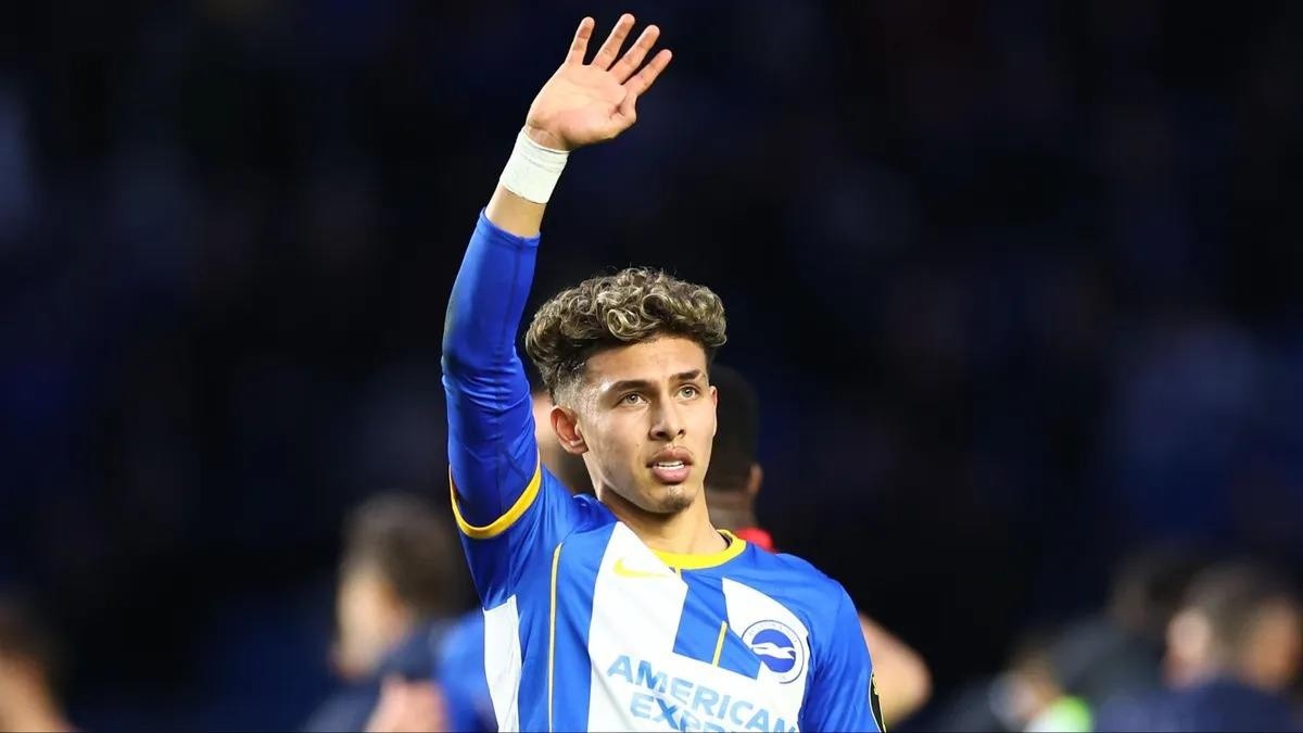 Jeremy Sarmiento, joven talento ecuatoriano que pertenece al Brighton de Inglaterra. (BRIGHTON)