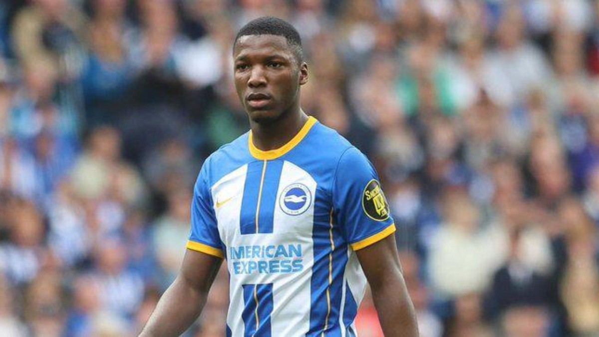 Moisés Caicedo, jugador del Brighton de la Premier League (Archivo)