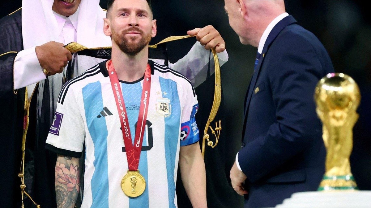 Lionel Messi, en una imagen de archivo durante la premiación como campeón del Mundial Qatar 2022.