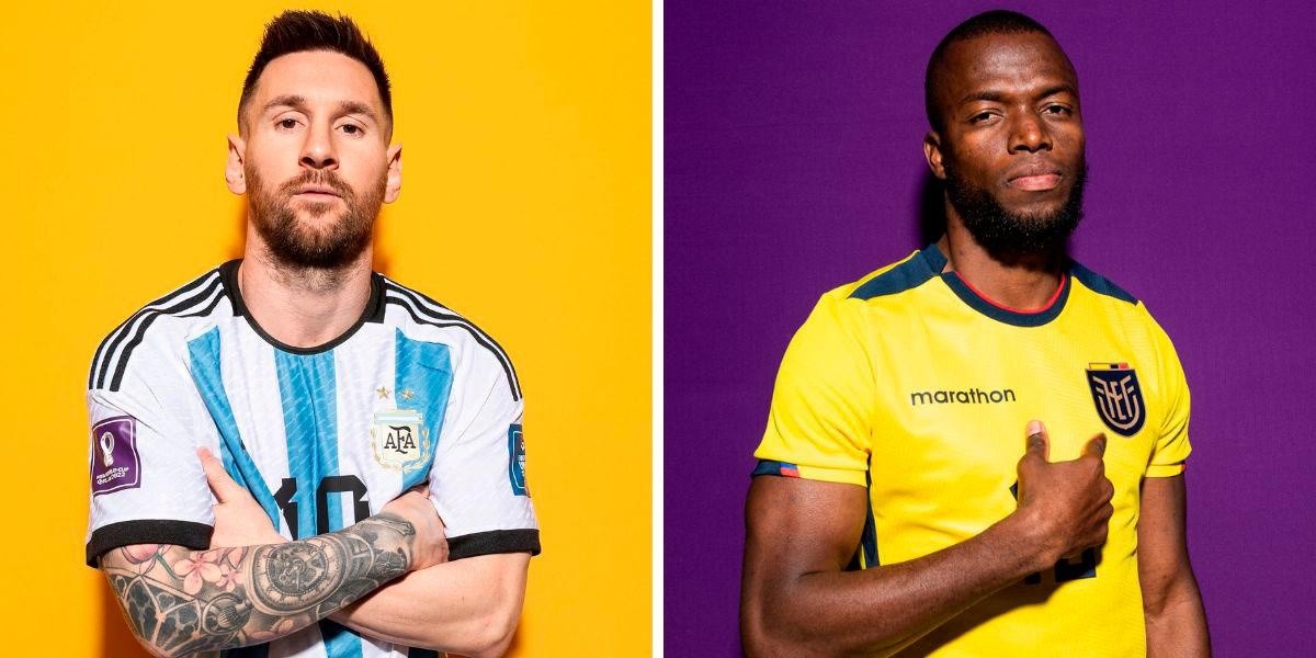 Lionel Messi y Enner Valencia (Composición de Imgen)