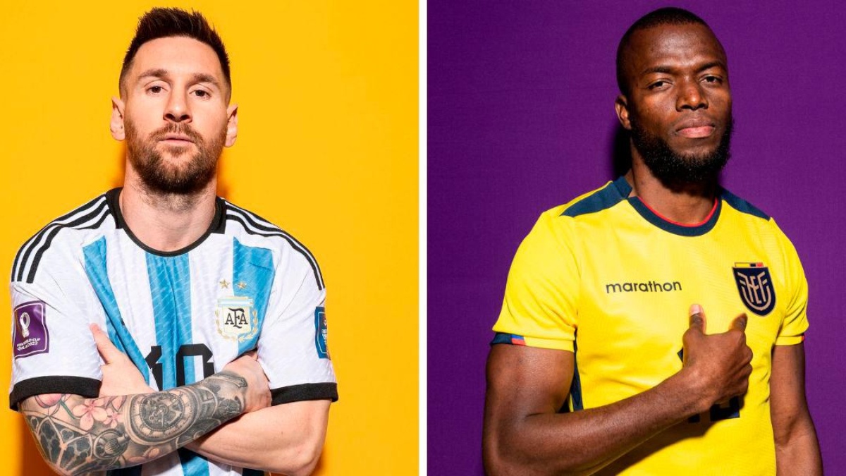 Lionel Messi y Enner Valencia (Composición de Imgen)