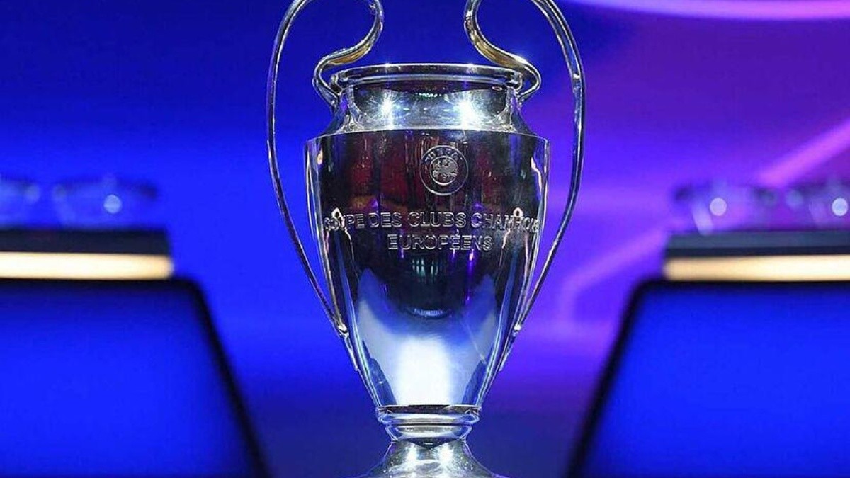 El trofeo de la Champions League que actualmente ostenta el Manchester City. (Internet.)