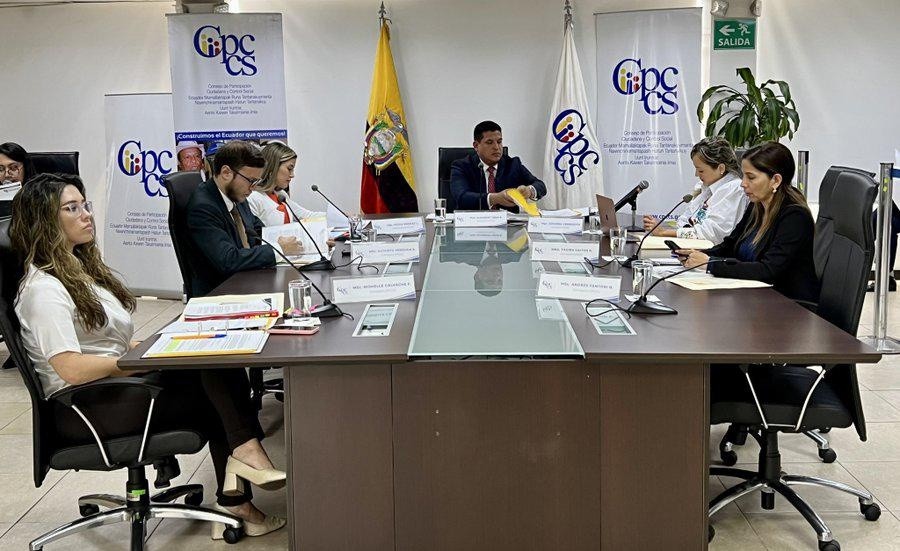Pleno del CPCCS. (Foto: CPCCS)