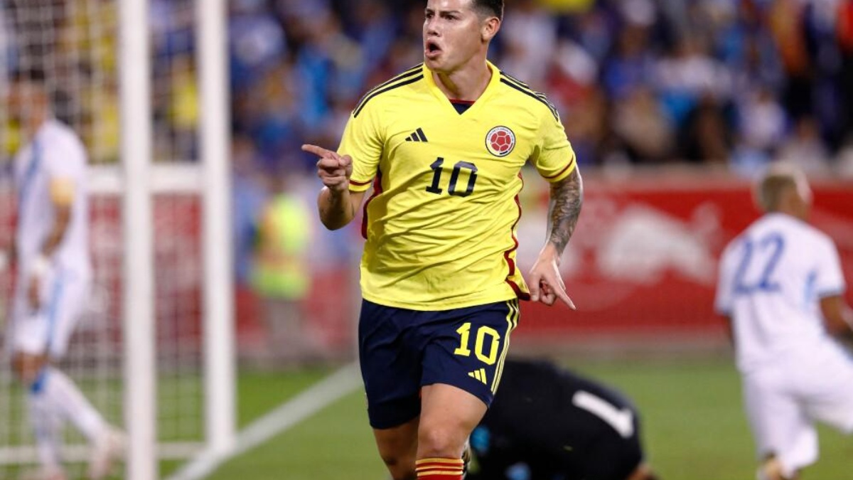 Jame Rodríguez, figura de Colombia. (Conmebol)